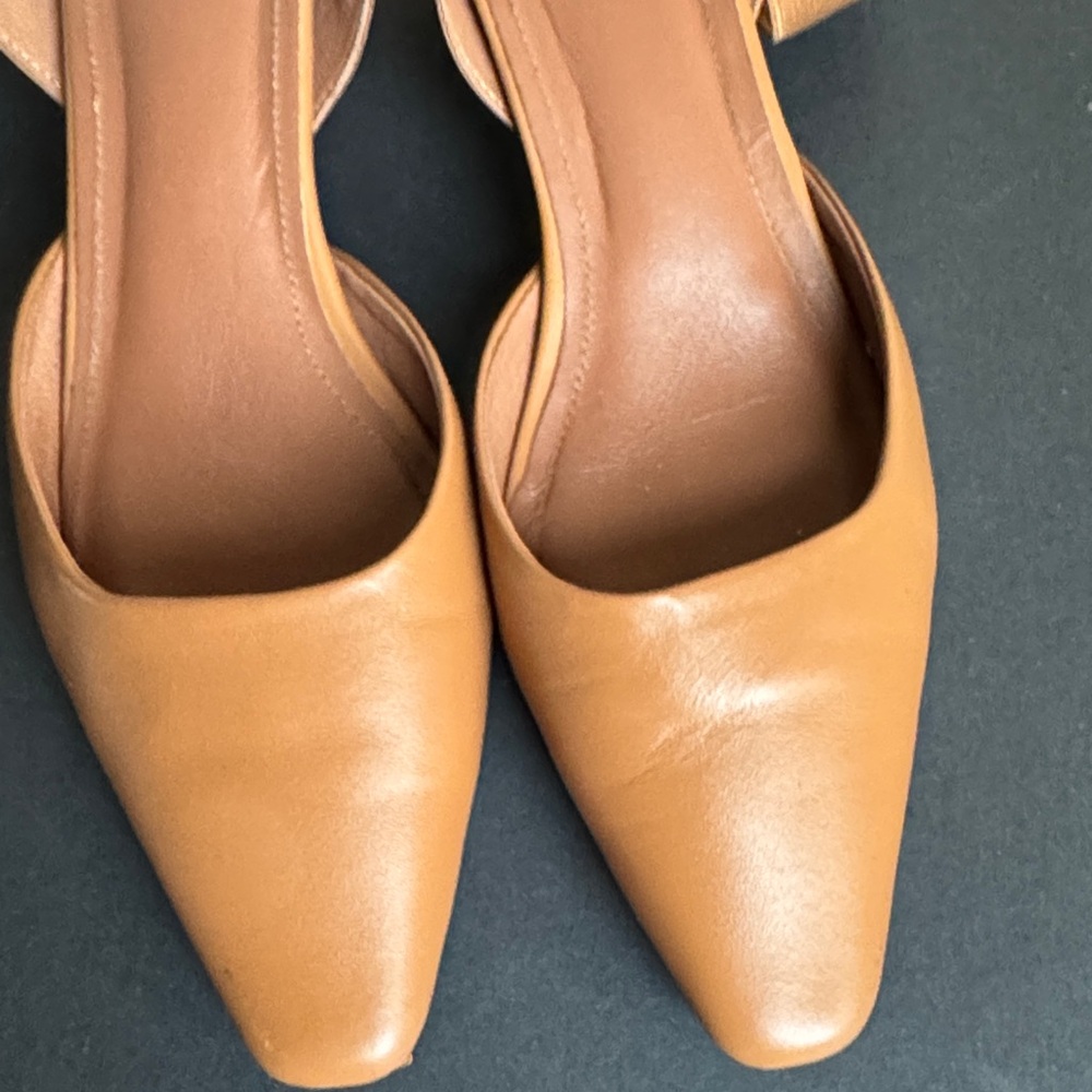 RolisaStyle Lanna Cross Strap Leather Pumps - Picture 9 of 11